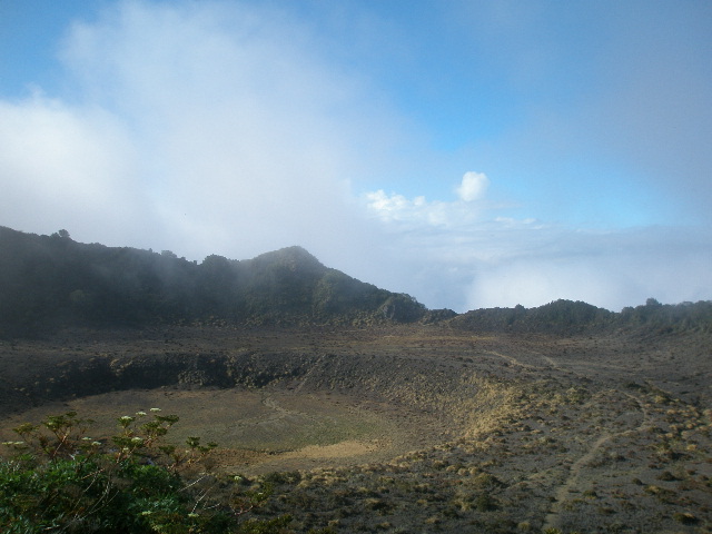 Amazing landscapes at the east crater