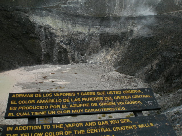 Main crater