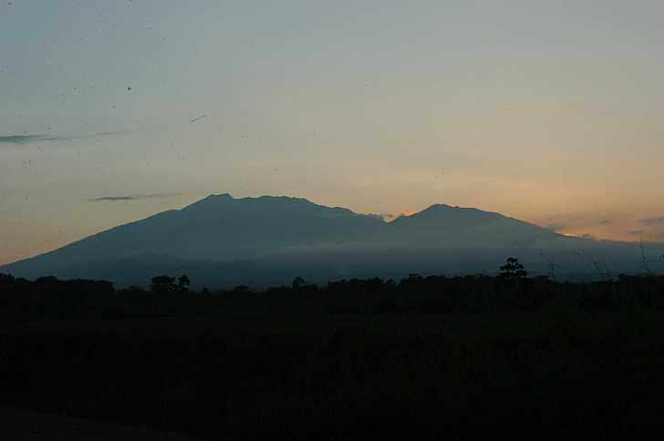 Turrialba Volcano at dusk