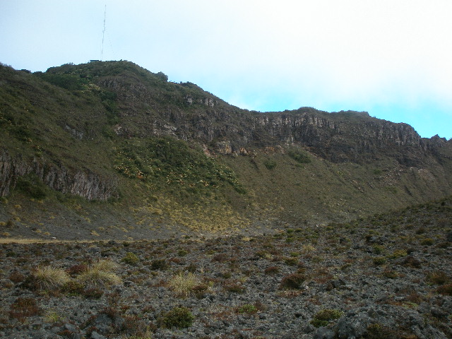 Scenery at the Turrialba volcano