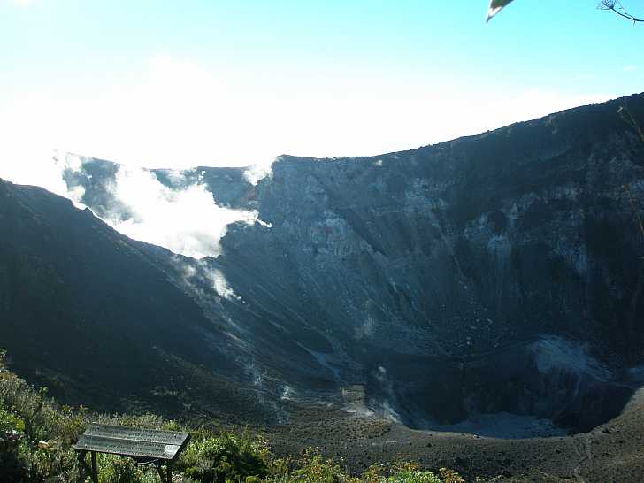 The Turrialba national park